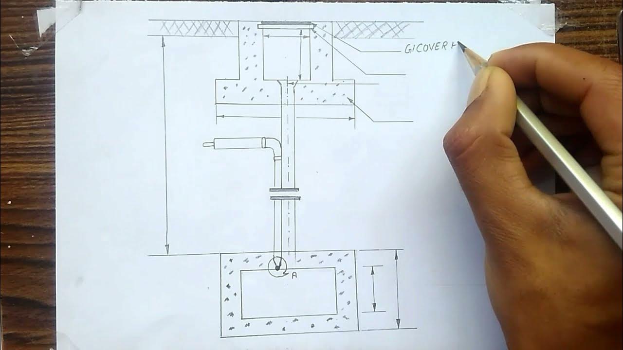 Draw The Schematic Diagram Of Plate Earthing / iti engineering drawing