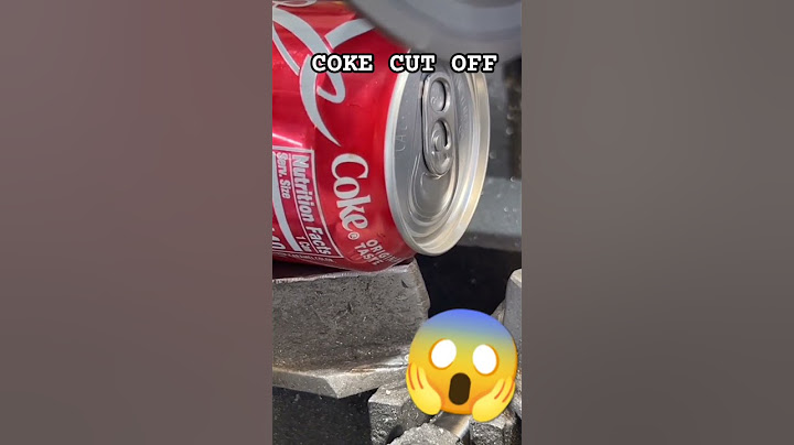 Never trust a factory end!! #aluminum #cocacola #satisfying#shorts