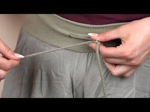 Video: How To Tie Pants