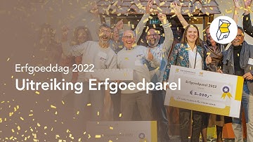 Uitreiking Erfgoedparel 2022: juryprijs en publieksprijs