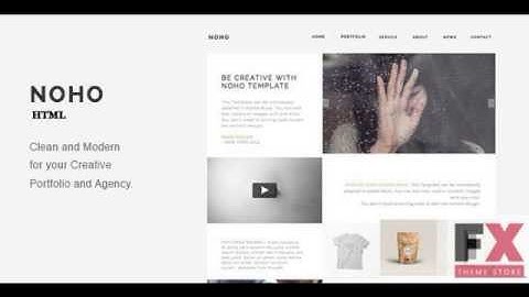 Preview NOHO - Creative Agency Portfolio Template TFx