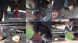 Quick and easy Oil and filter change on a Toyota Highlander 2024