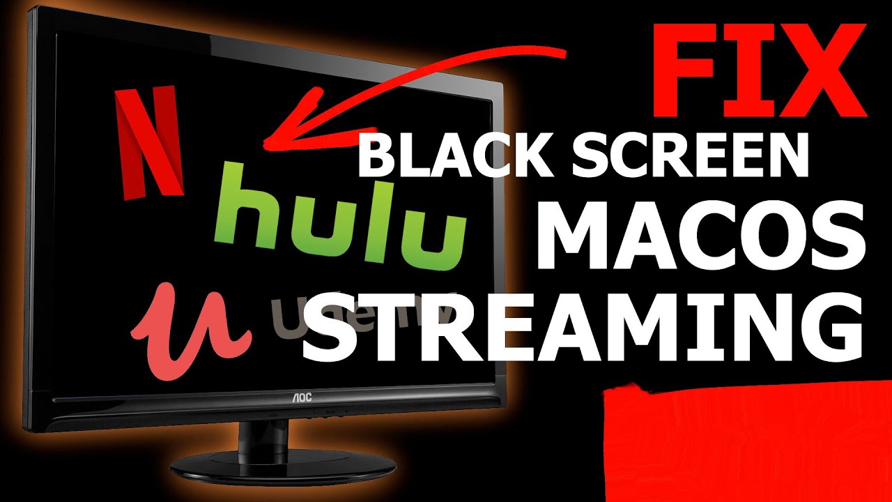 How to FIX MacOS black screen when watching a stream with 2 monitors
