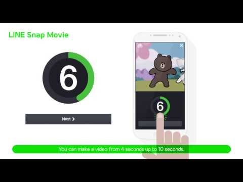LINE - Tutorial Video - Snap Movie(EN)