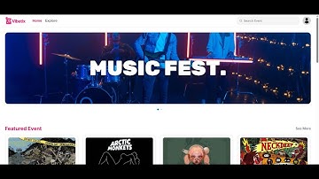 Demo Website Vibetix (Capston Project)