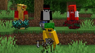 Minecraft Random Item Challenge VS 3 Hunters