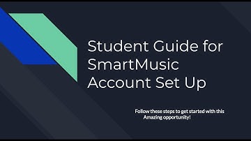 SmartMusic Student Log In Tutorial