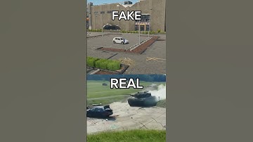 Tank vs Car: Leopard 2A4 in Real Life vs War Thunder!