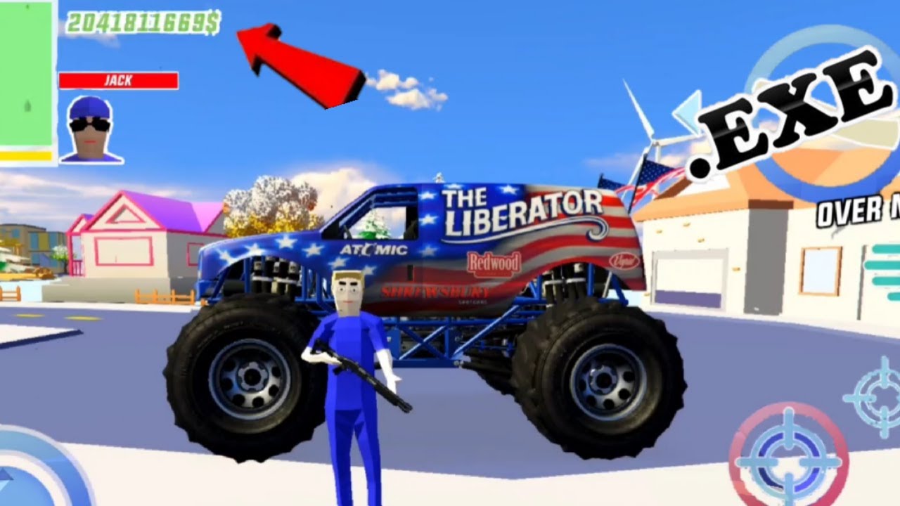 Police Dudes VS New MONSTER TRUCK😂😱| Dude Theft Wars .exe | Dude Thef Wars funny moments| Funny Dude