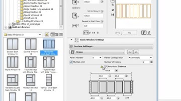 New Multi-Sash Windows in ARCHICAD 18