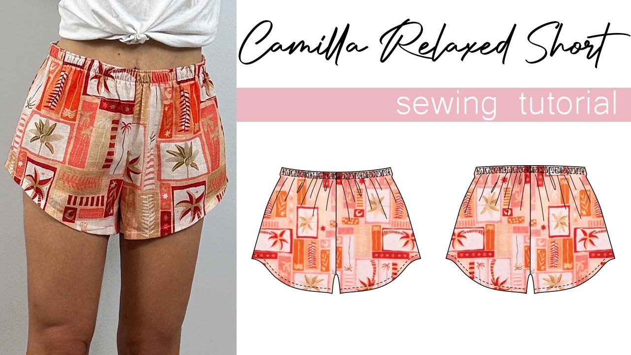 At The Seams Patterns - Camilla Relaxed Short Sewing Tutorial