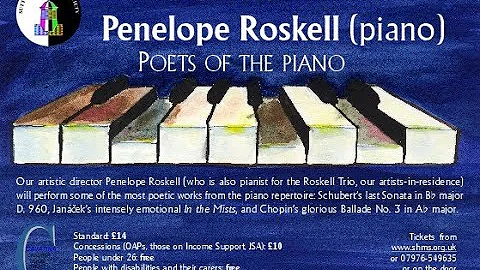 Penelope Roskell Sutton House Concert