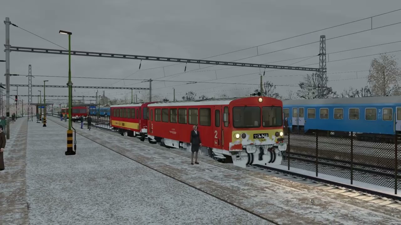Bzmot Departs From Balatonfüred ❄️ | Train Simulator Classic