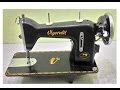 Aula de manuseio máquina de costura Vigorelli costura reta