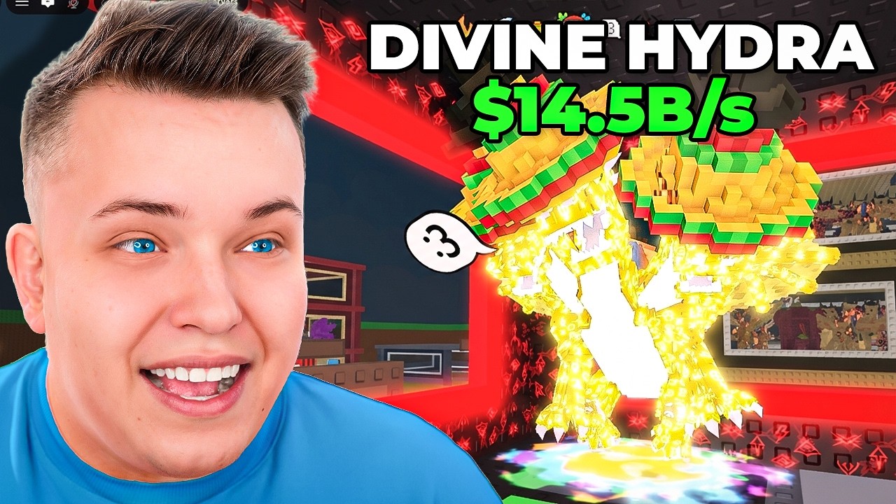 Pierwszy na świecie DIVINE HYDRA w Steal A Brainrot ROBLOX!