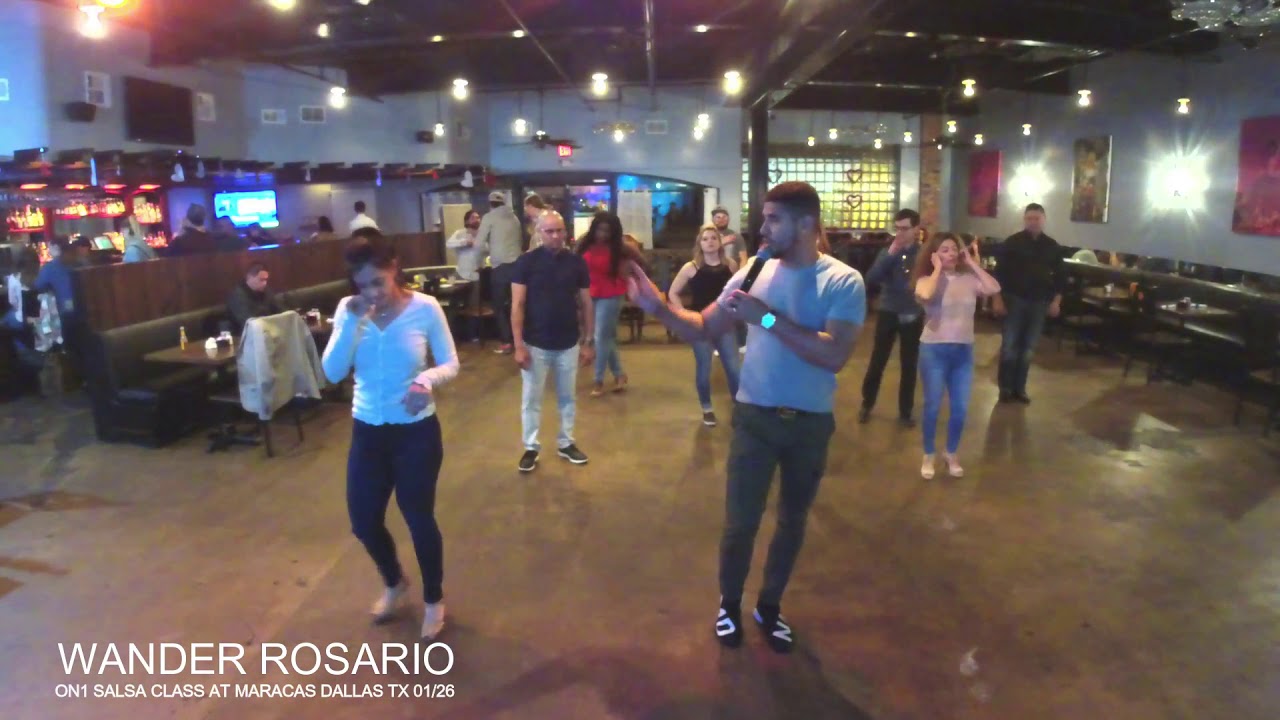 Salsa Class By Wander Rosario At Maracas Dallas Deep Ellum 01/22 YouTube