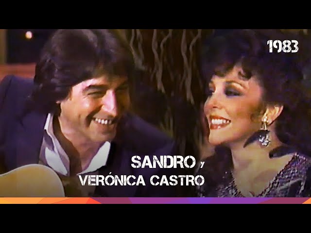 Sandro y Verónica Castro juntos - Miami - 1983 class=