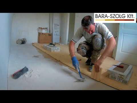 Videó: Milyen padló kerül a festett betonra?