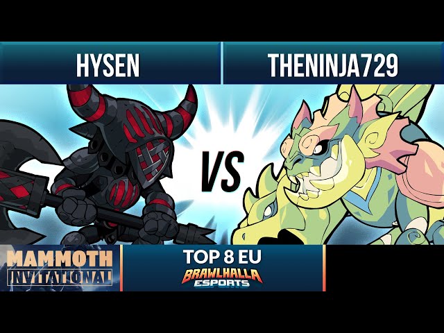 Hysen vs TheNinja729 - Top 8 - Mammoth Invitational 2021 - EU 1v1