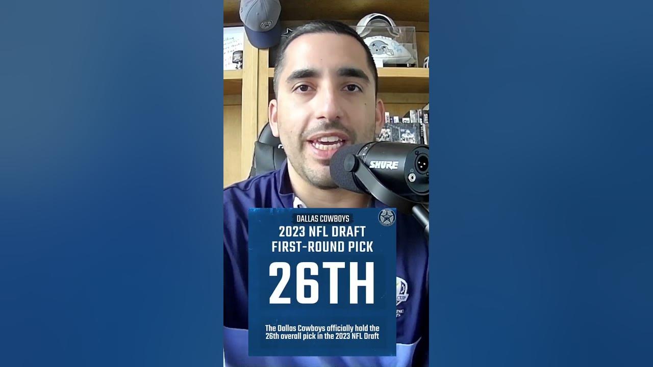 Cowboys officially hold the 26th overall pick in the 2023 NFL