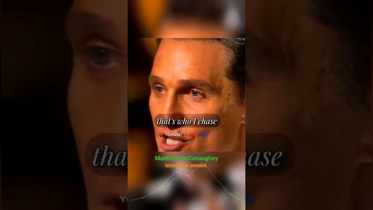 Real Interstellar Moment during Oscars 😱🔥ft. Matthew McConaughey | 