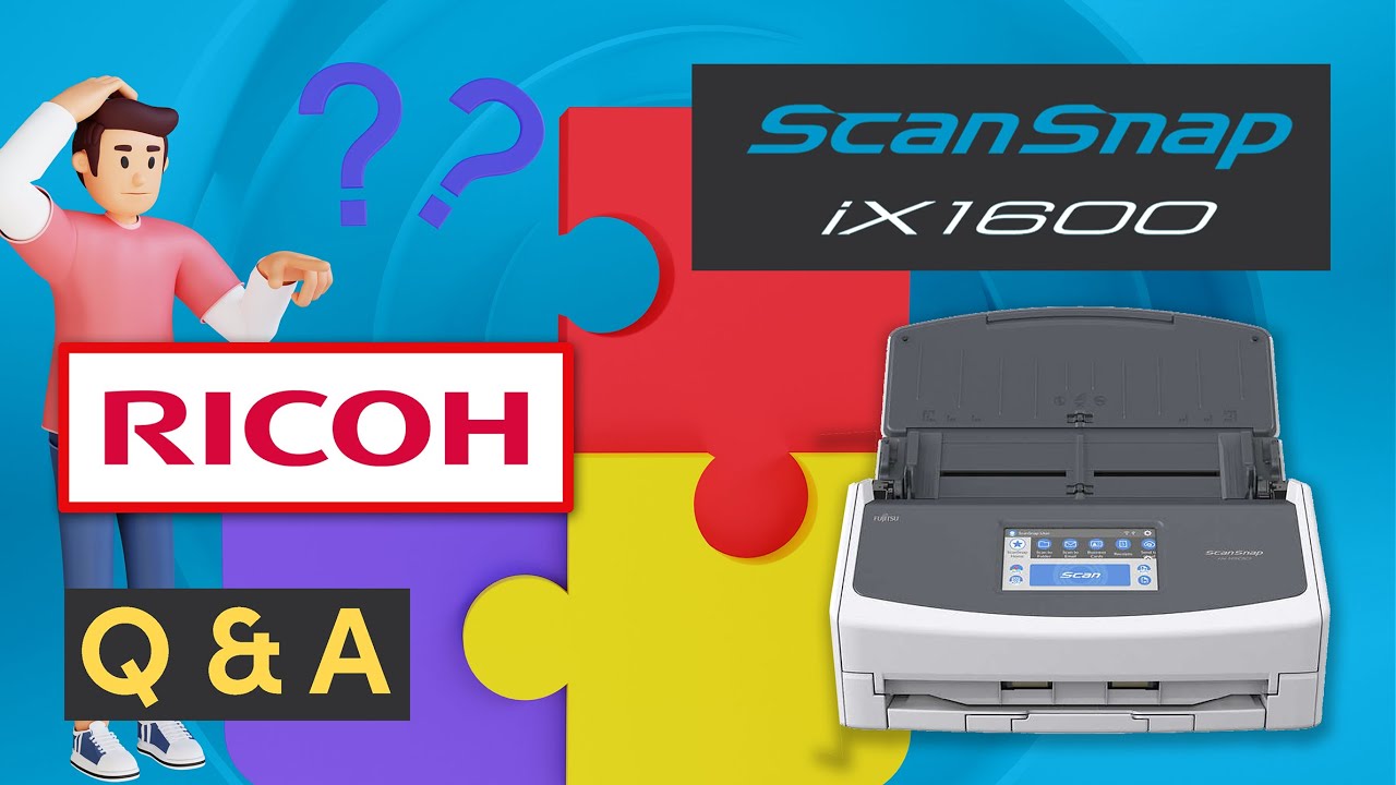 ❓ ScanSnap iX1600 Q&A - Response to 5 Questions - YouTube
