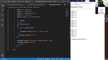6. Uso de Ciclo for y Anidados en JavaScript [Fragmento Clase Fundamentos de programación]