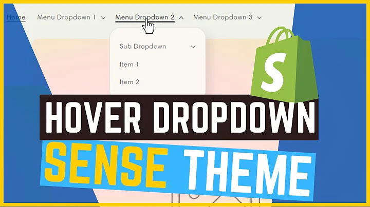 Enhance Your Shopify Store with Hover Drop-down Menus