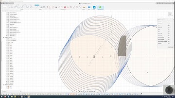 Autodesk Fusion 360 - Creation of curved ribs for rc-plane-wing