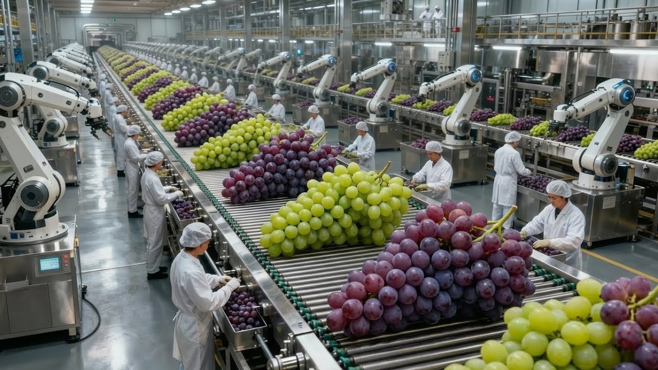 Inside a Modern Grape Seed Oil Factory, From Harvest To Recipes (full process)