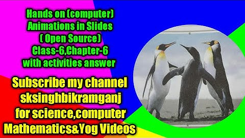 Hands on #computer,class-6,chapter-6,Animations in slides#