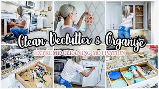 Kitchen Clean Declutter & Organize With Me | Papaya Resuables | Extreme Cleaning Motivation 2022