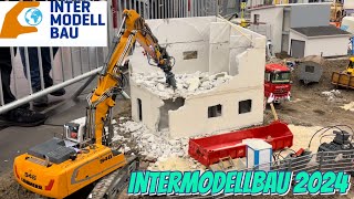 Intermodellbau Dortmund 2024 ￼RC Baumaschinen RC Excavator,Bagger #intermodellbau #rc #miniature #r