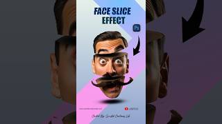 Face Slice Effect in Seconds! ✂️ Photoshop Trick
