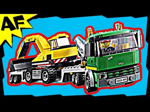 MINE EXCAVATOR Transporter - Lego City Set 4203 Animated Building Review