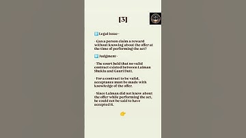 The Landmark case contract law// Lalman Shukla vs Gauri Dutt 1913// #contract #contractlaw #legal