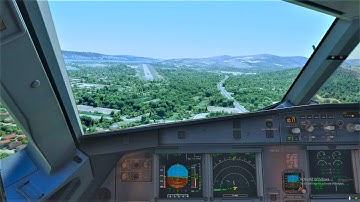 Microsoft Flight Simulator - Fenix A320 Landing in Split Croatia | 60FPS