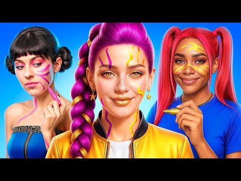 Huntrix Gold Cosplay Glow up! How to become Golden Rumi from KPOP Demon Hunters!