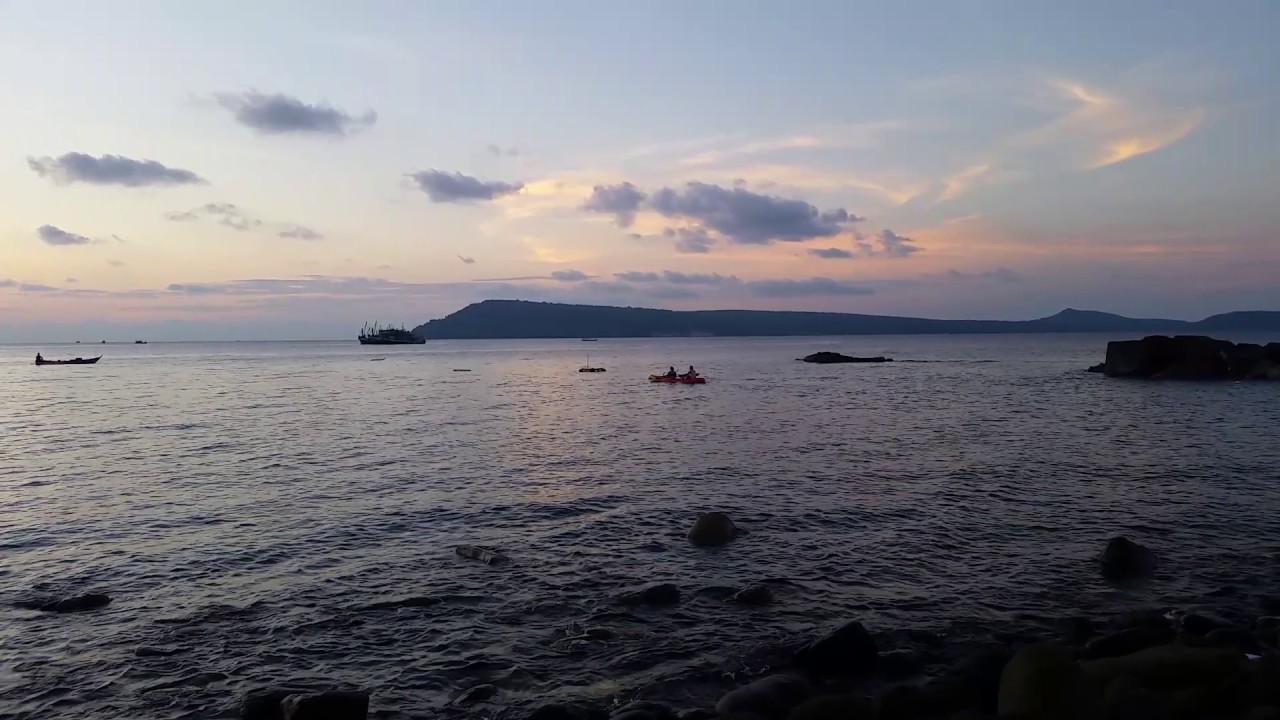 camera iphone 8 plus apk Beautiful Colored Sky at Sunset Over M'Pai Bei Bay Village, Island of Koh Rong Samloem, Cambodia
