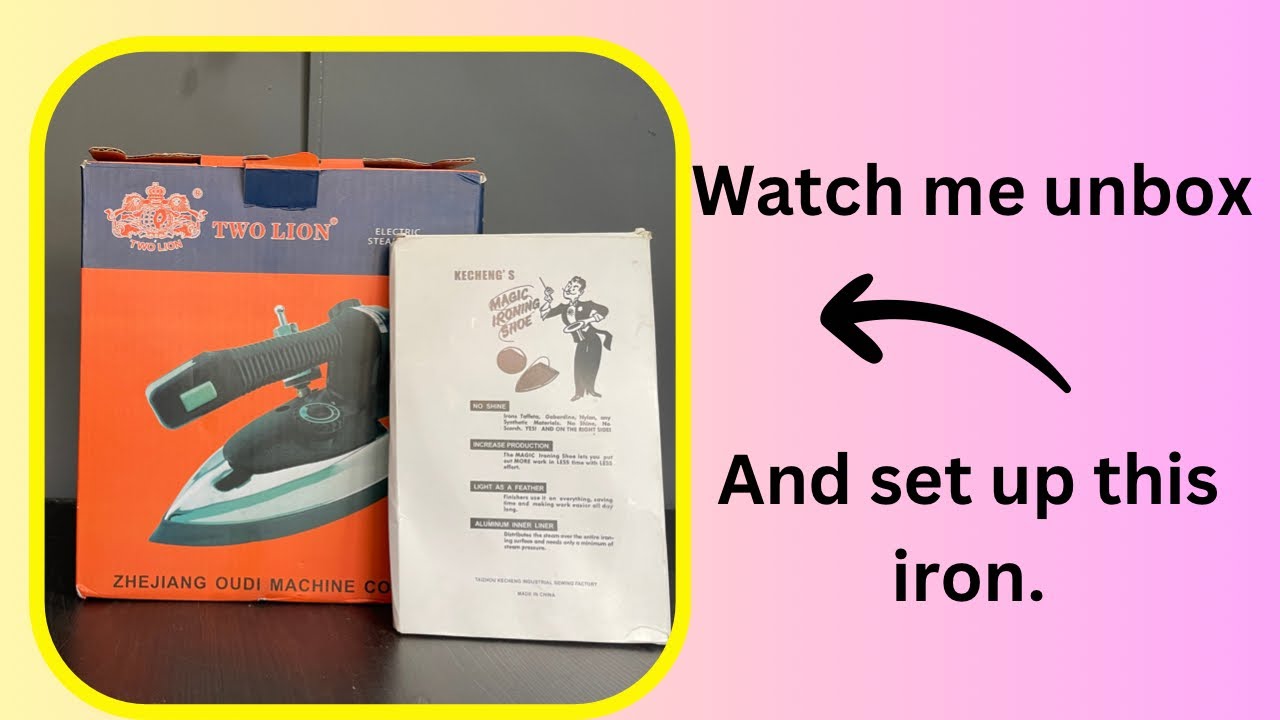 WATCH me UNBOX and set up this Two lion electric steam industrial. Is