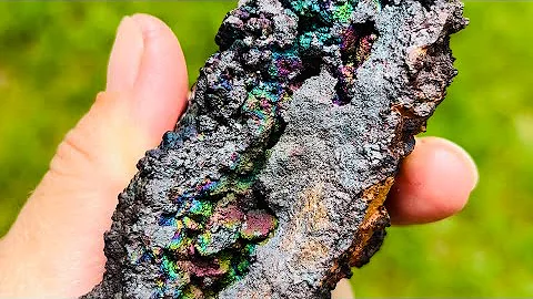 Graves mountain Georgia Iridescent hematite, kyanite, rutile and more! Rockhounding family adventure