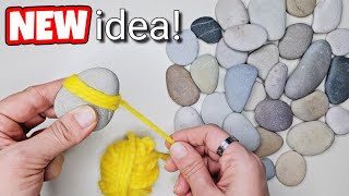 Incredibly Beautiful Idea with Pebbles and Waste Ropes!  Look What I Did? ♻