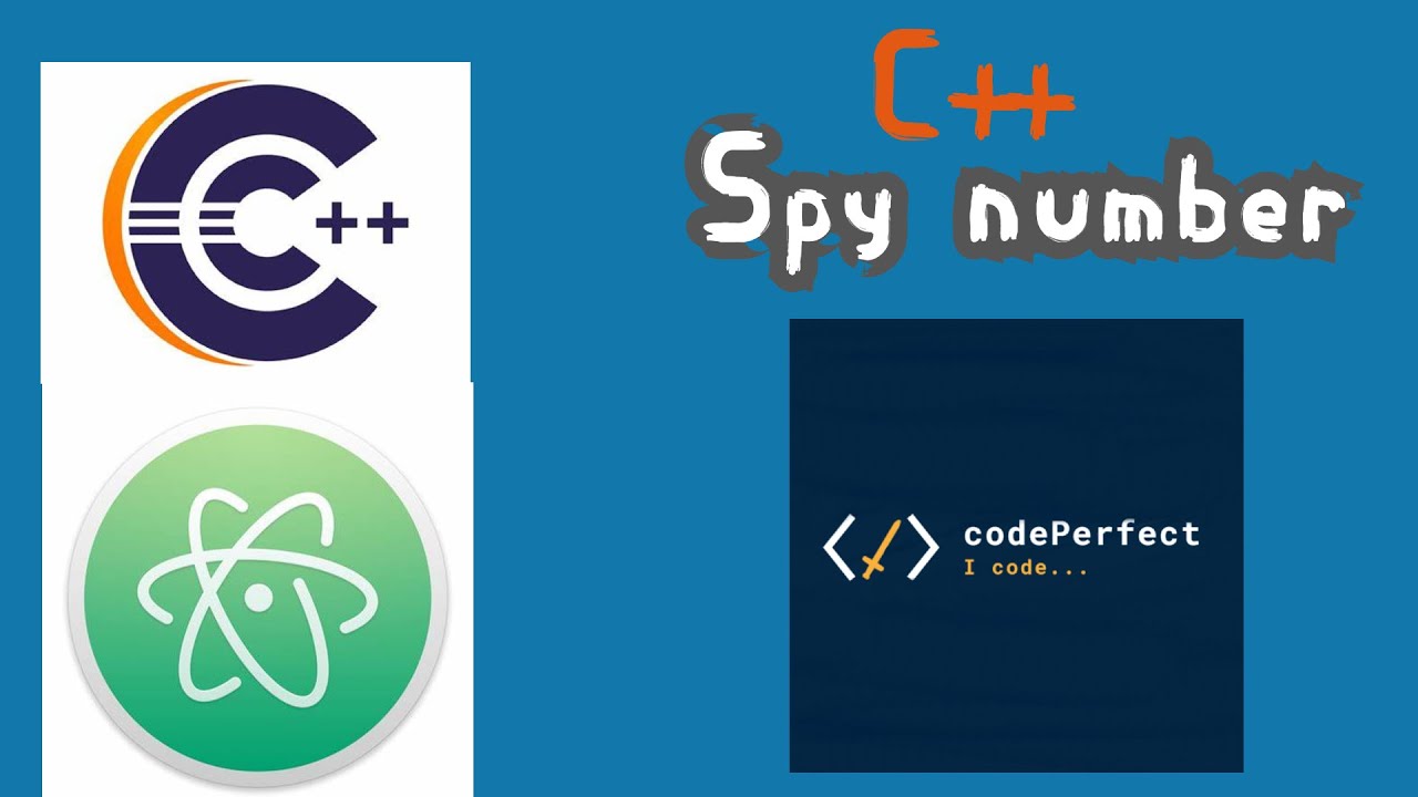 C++ : Spy Number in C++ in Atom text editor :: codePerfect :: #cpp # ...