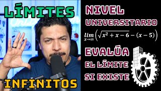 Ejercicio de Límites Infinitos Nivel Universitario Paso a Paso | Extraído de un Examen de Ingeniería