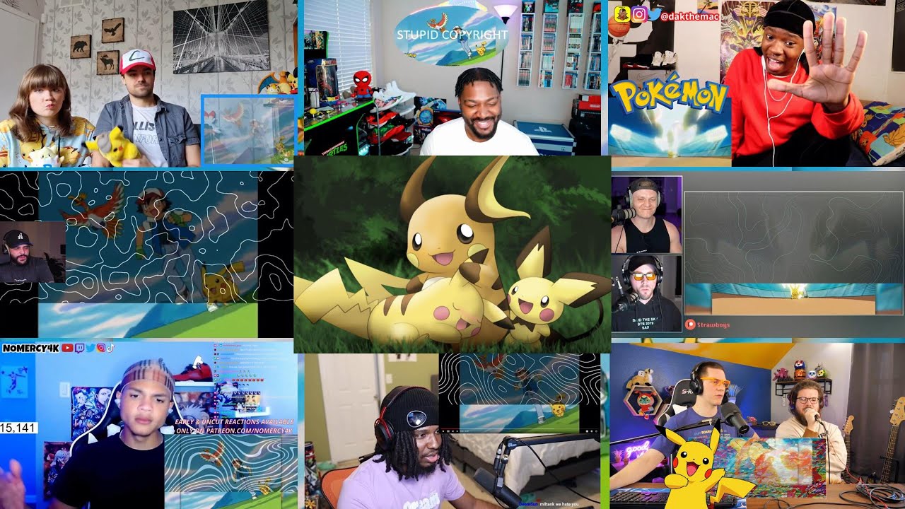 Pokémon Opening 5 Reaction Mashup | Anime Community Reacts to Classic Opening!