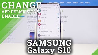 How to Operate App Permission Manager in Samsung Galaxy S10 – Find App Permissions screenshot 2