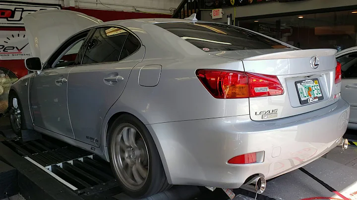 Lexus IS350 @ Dyno (Old setup) : RR-Racing ECU Tune (7200 RPM), PPE Headers, F-Sport Exhaust/Intake