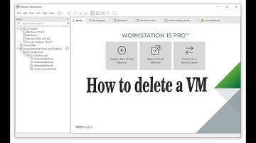 Delete virtual machines in VMware workstation easily! (Erase permanently)