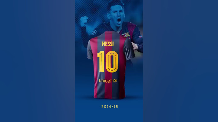 All the jerseys worn by Leo Messi at Barça