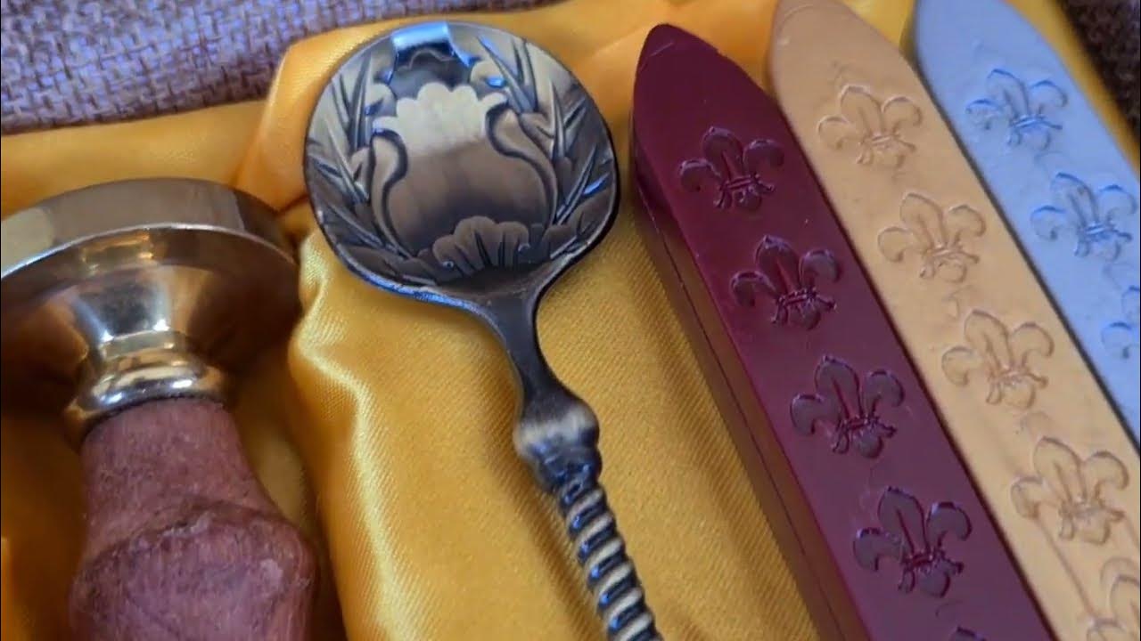 How to use Wax Seal Stamps Custom Stamp Gift Set YouTube